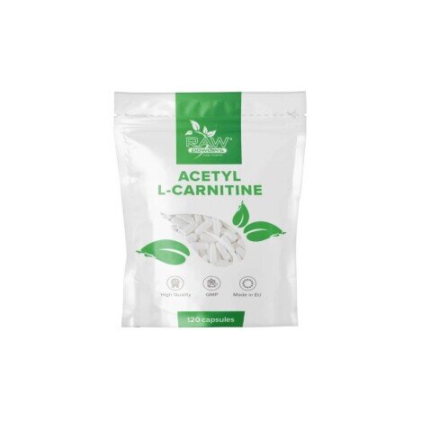 Raw Powders Acetyl L-carnitine (ALC carnitine) - 120 Capsule